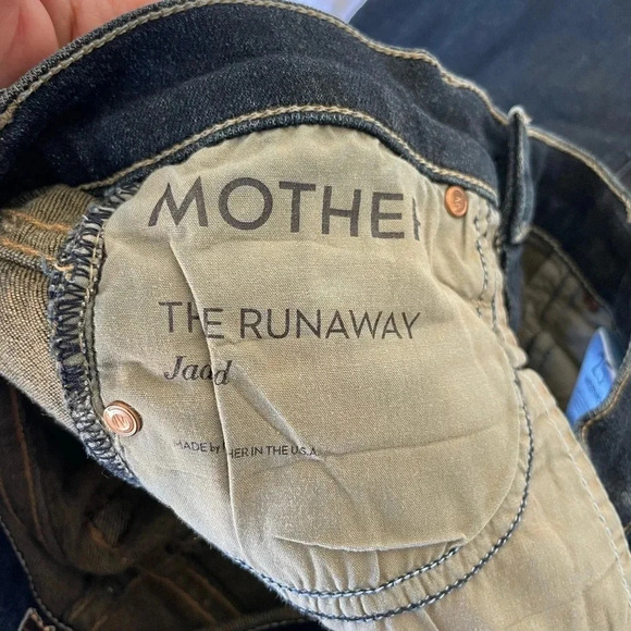 Mother denim the Runaway in Jaded wash - Picture 8 of 12
